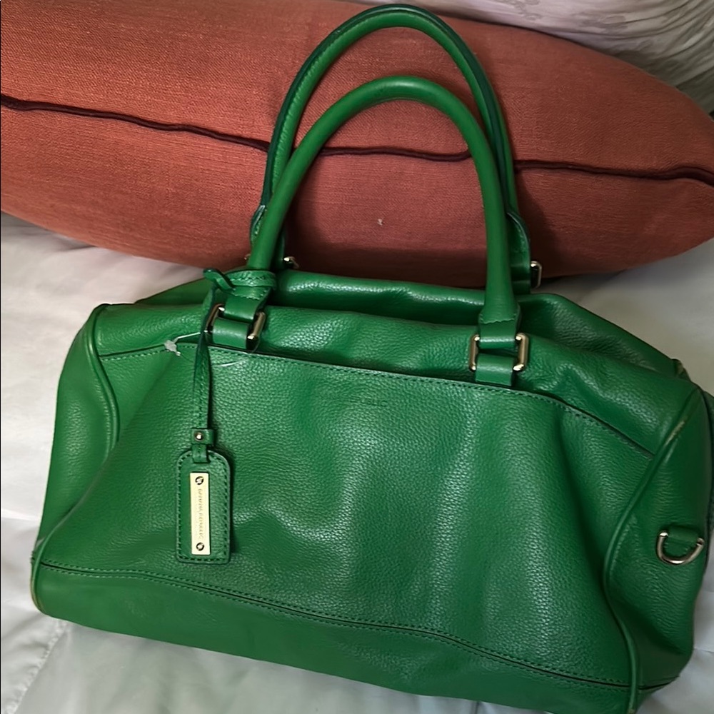 Banana Republic Green Leather Handbag